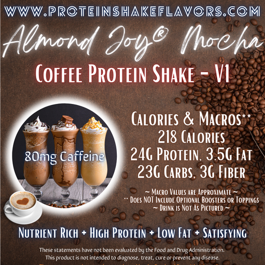 Coffee Protein Shake Recipe: Almond Joy® Mocha ☕