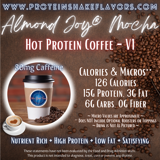 Hot Protein Coffee Recipe: Almond Joy® Mocha ☕