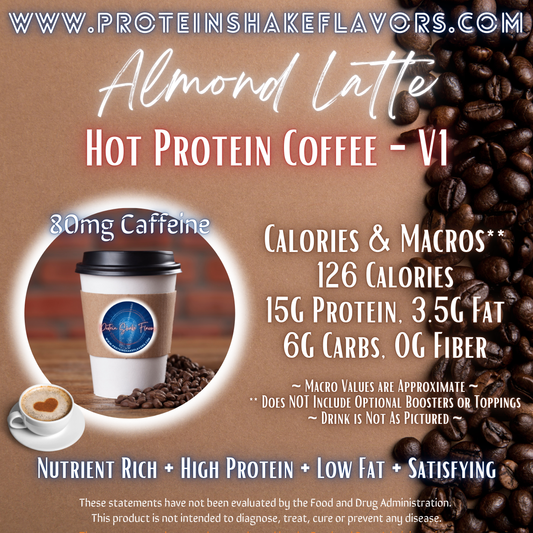 Hot Protein Coffee Recipe: Almond Latte ☕