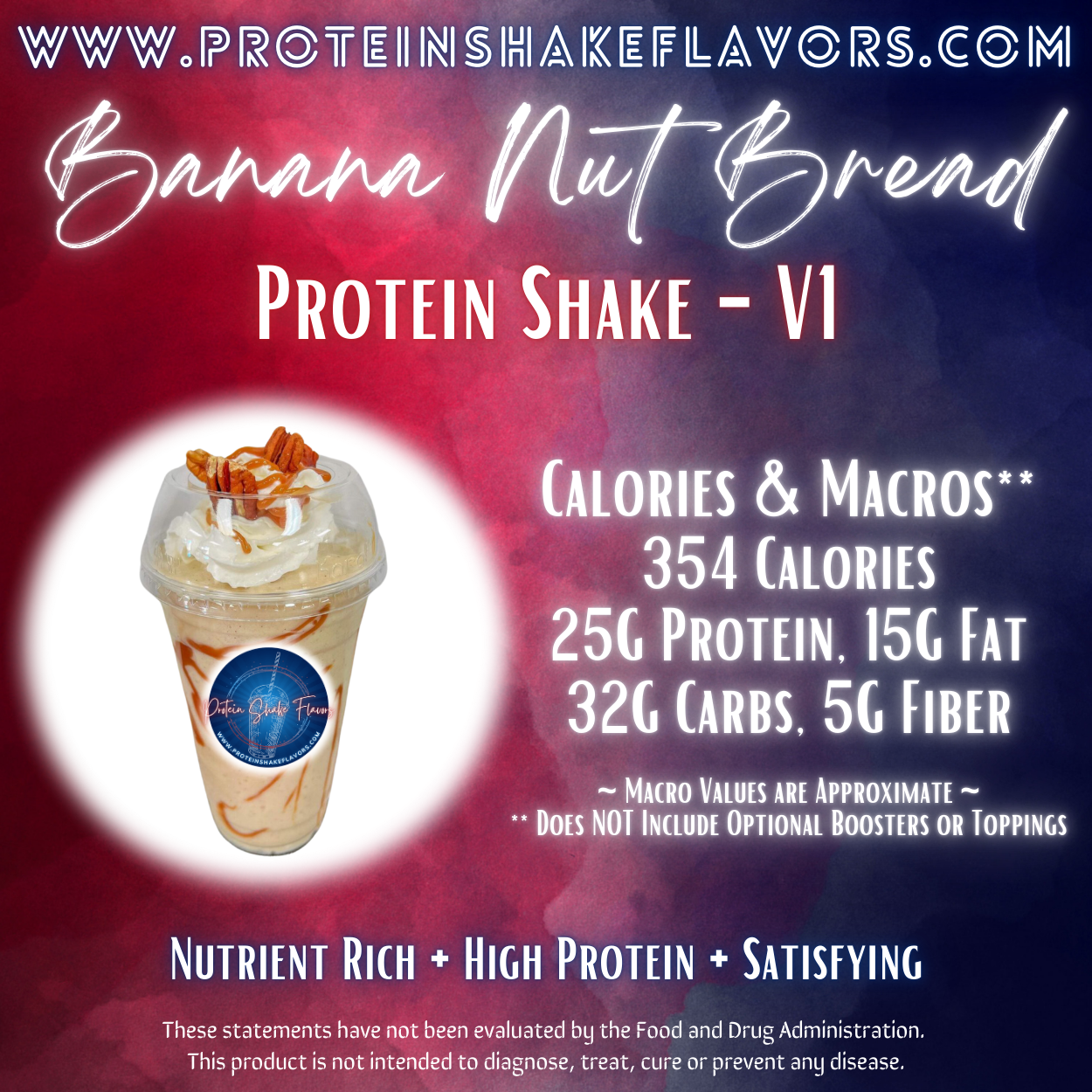 Banana Nut Bread Recipe for High Protein Shake for Meal Replacement, Supplement or Weight Loss