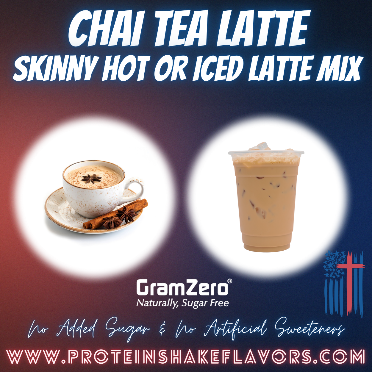 Make the best chai tea latte at home hot or iced chai latte - No sugar added, no artificial sweeteners