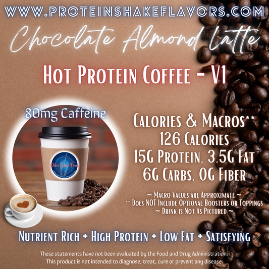 Hot Protein Coffee Recipe: Chocolate Almond Latte ☕