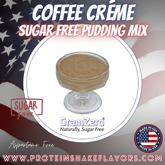 The Best Flavored Protein Shakes Use This Coffee Creme Stevia Pudding Mix for Making Protein Shakes Taste Better and Creamier
