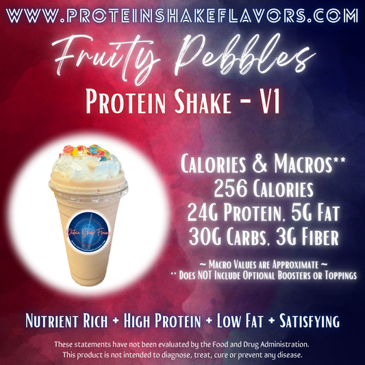 Fruity Pebbles Protein Powder Shake Recipe to Make the Best Flavored Protein Shakes That Taste Good