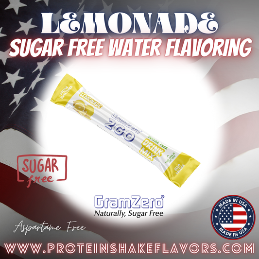 Lemonade Healthy Water Flavoring Packets With No Artificial Sweetener for the Best Water Enhancers