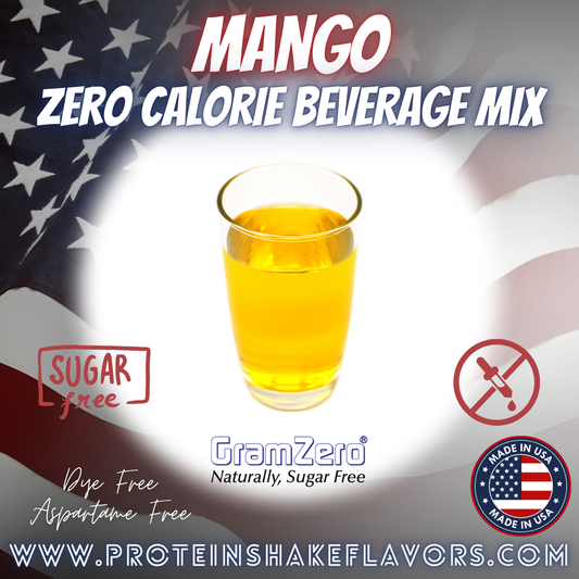 Mango Best Dye-Free Sugar Free Drink Mixes Without Artificial Sweeteners For Zero 0 Calorie Beverages