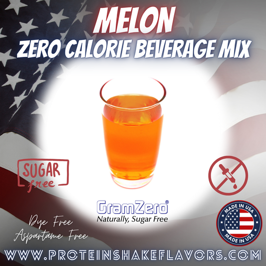 Melon Best Dye-Free Sugar Free Drink Mixes Without Artificial Sweeteners For Zero 0 Calorie Beverages