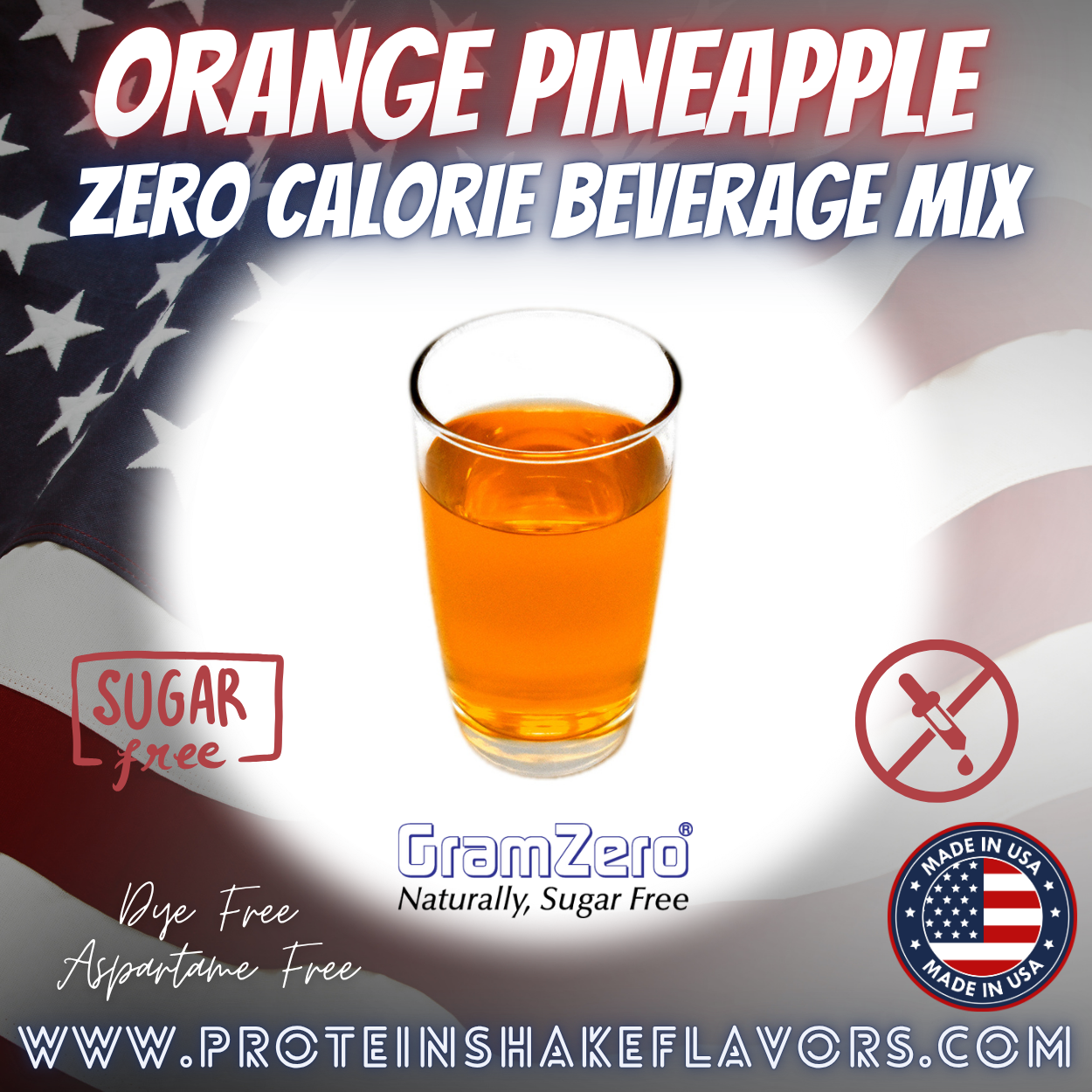 Orange Pineapple Best Sugar Free Drink Mixes Without Artificial Sweeteners For Zero 0 Calorie Beverages