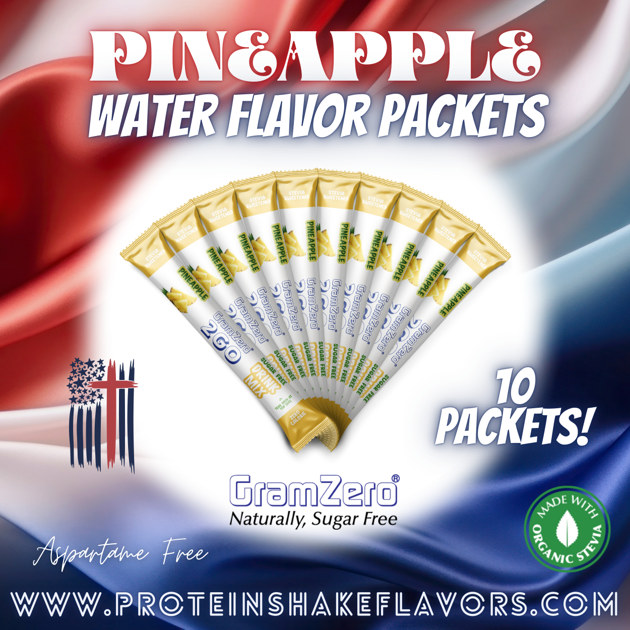 Pineapple Powdered Water Flavoring Without Artificial Sweeteners for Healthy Water Enhancers