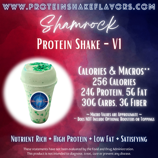 Shamrock Recipe for High Protein Shake for Meal Replacement, Supplement or Weight Loss