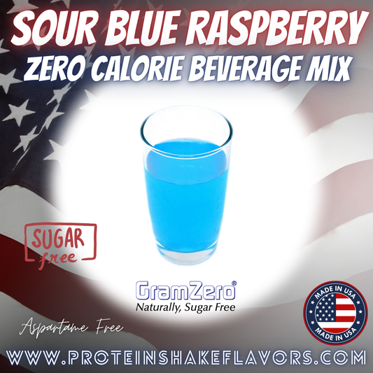 Sour Blue Raspberry Best Sugar Free Drink Mixes Without Artificial Sweeteners For Zero 0 Calorie Beverages
