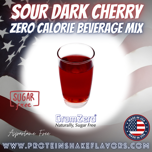 Sour Dark Cherry Best Sugar Free Drink Mixes Without Artificial Sweeteners For Zero 0 Calorie Beverages