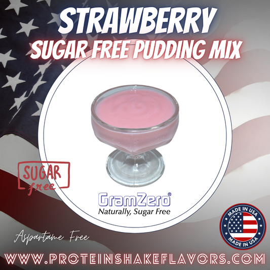 The Best Flavored Protein Shakes Use This Strawberry Stevia Pudding Mix for Making Protein Shakes Taste Better and Creamy