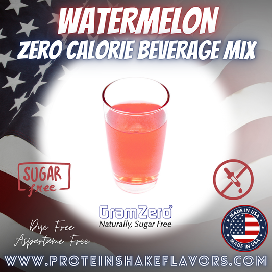 Watermelon Best Sugar Free Drink Mixes Without Artificial Sweeteners For Zero 0 Calorie Beverages Dye-Free
