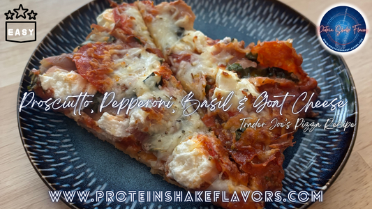 Trader Joe's Slab Pizza Recipe: Prosciutto, Pepperoni, Goat Cheese, Mozzarella & Basil