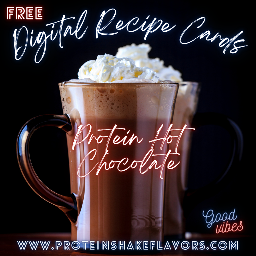Protein Hot Chocolate Recipe Cards 📇