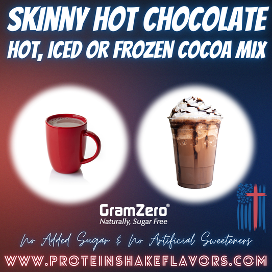 Protein Hot Chocolate Packets Hot Cocoa Made with Cocoa Powder No Added Sugar No Artificial Sweeteners Low Carb Keto Friendly