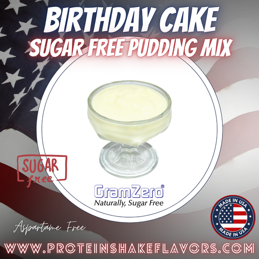 The Best Flavored Protein Shakes Use This Birthday Cake Stevia Pudding Mix for Making Protein Shakes Taste Better and Creamier