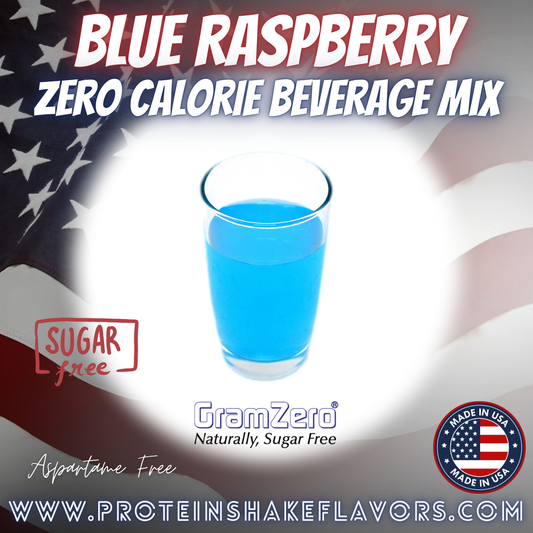 Blue Raspberry Best Sugar Free Drink Mixes Without Artificial Sweeteners For Zero 0 Calorie Beverages 