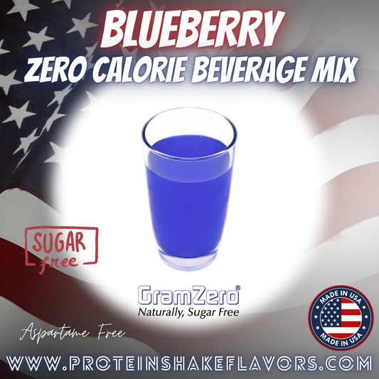 Blueberry Best Sugar Free Drink Mixes Without Artificial Sweeteners For Zero 0 Calorie Beverages 