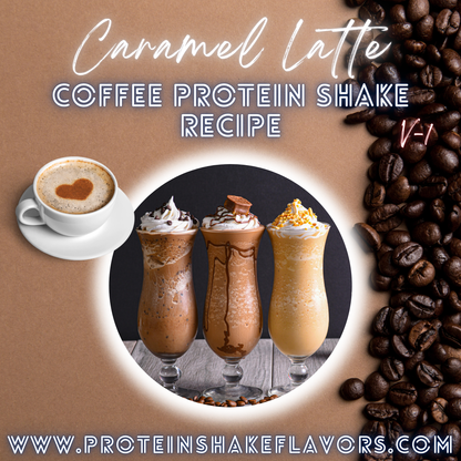 Coffee Protein Shake Recipe: Caramel Latte ☕