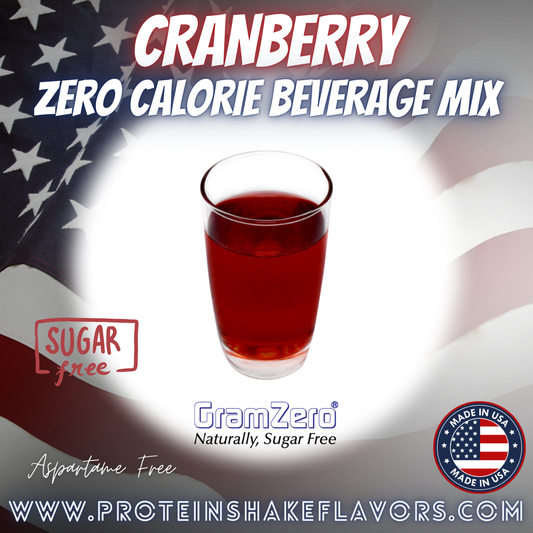 Cranberry Best Sugar Free Drink Mixes Without Artificial Sweeteners For Zero 0 Calorie Beverages 