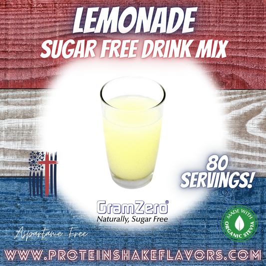 Lemonade Best Sugar Free Beverage Mix for Non Calorie 0 kcal Drinks Zero Calorie Beverage Aspartame Free
