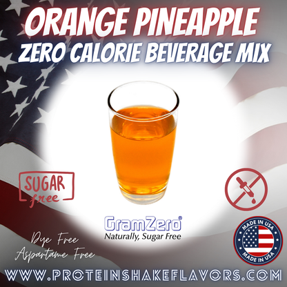 Orange Pineapple Best Sugar Free Drink Mixes Without Artificial Sweeteners For Zero 0 Calorie Beverages 