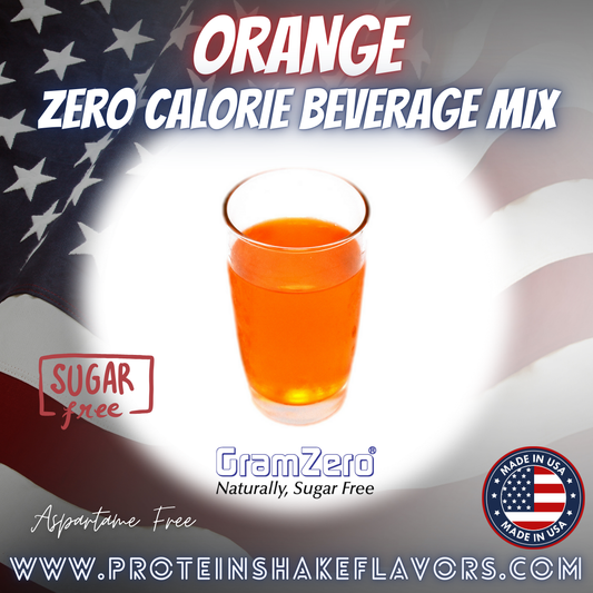Orange Best Sugar Free Drink Mixes Without Artificial Sweeteners For Zero 0 Calorie Beverages 