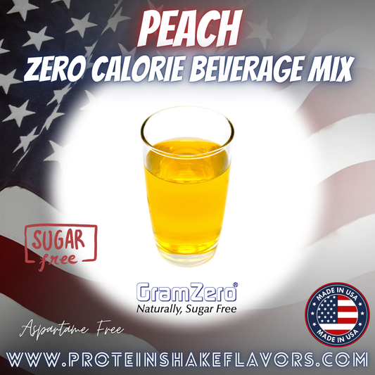 Peach Best Sugar Free Drink Mixes Without Artificial Sweeteners For Zero 0 Calorie Beverages 