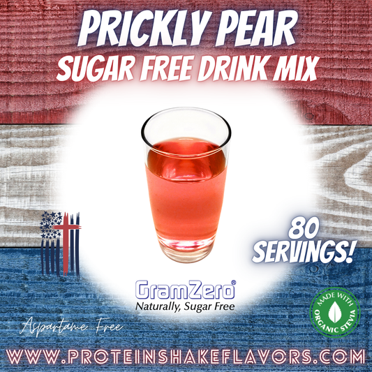 Prickly Pear Best Sugar Free Beverage Mix for Non Calorie 0 kcal Drinks Zero Calorie Beverage Aspartame Free