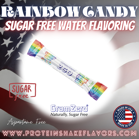 Rainbow Candy Healthy Water Flavoring Packets With No Artificial Sweetener for the Best Water Enhancers