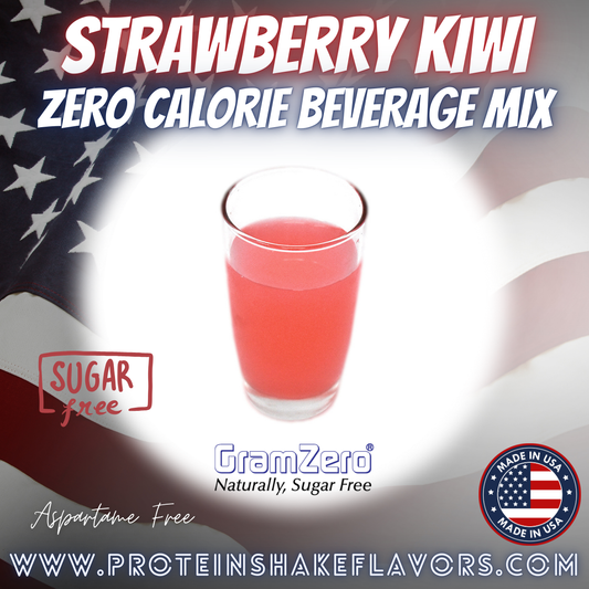 Strawberry Kiwi Best Sugar Free Drink Mixes Without Artificial Sweeteners For Zero 0 Calorie Beverages 