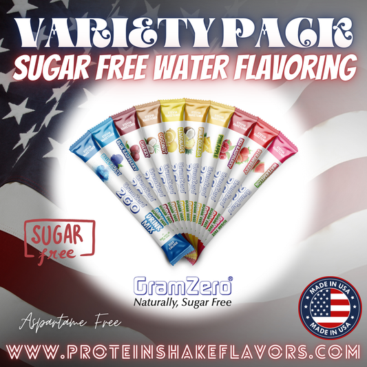 Variety Pack Healthy Water Flavoring Packets With No Artificial Sweetener for the Best Water Enhancers