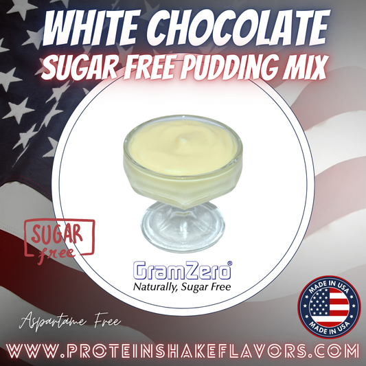 The Best Flavored Protein Shakes Use This White Chocolate Stevia Pudding Mix for Making Protein Shakes Taste Better and Creamier