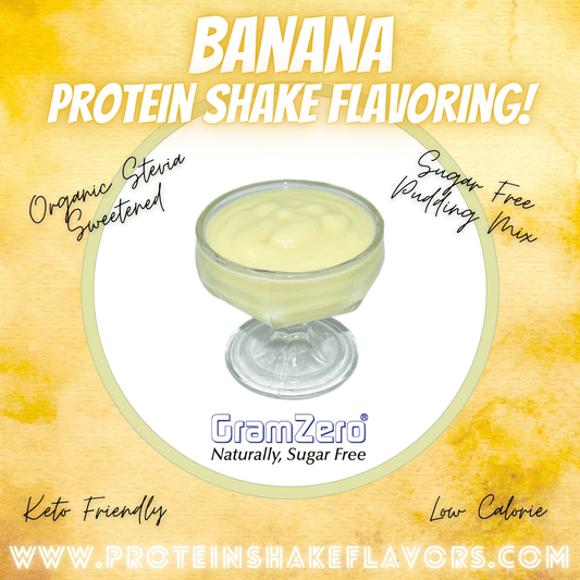 BANANA Sugar Free Pudding Mix 🍌 Protein Shake Flavor