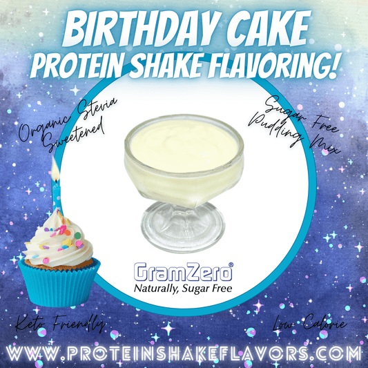 BIRTHDAY CAKE Sugar Free Pudding Mix 🎂 Protein Shake Flavor