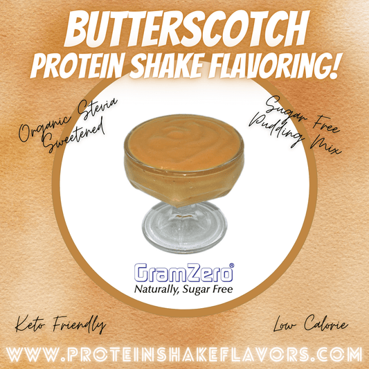 BUTTERSCOTCH Sugar Free Pudding Mix 🧡 Protein Shake Flavor
