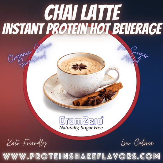 CHAI LATTE Stevia Drink Mix ☕ Instant Dissolve Protein Hot Beverage