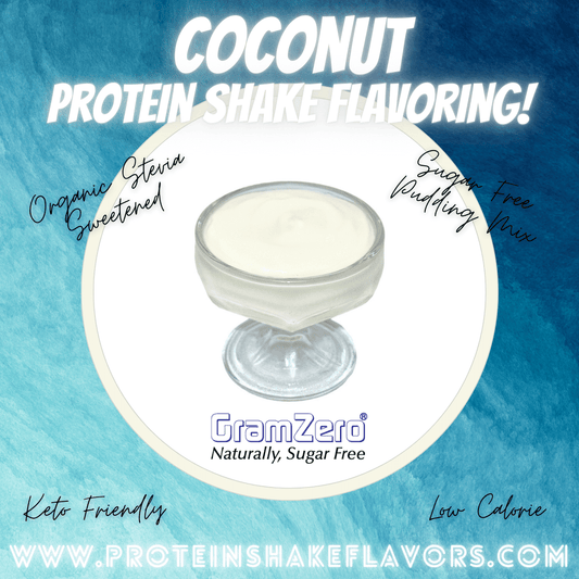 COCONUT Sugar Free Instant Pudding Mix 🥥 Protein Shake Flavor