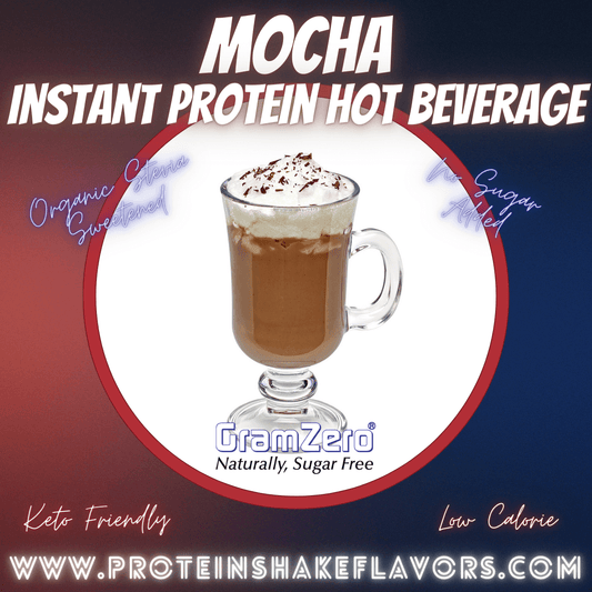 MOCHA Stevia Drink Mix ☕ Instant Dissolve Protein Hot Beverage
