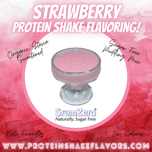 STRAWBERRY Sugar Free Instant Pudding Mix 🍓 Protein Shake Flavor