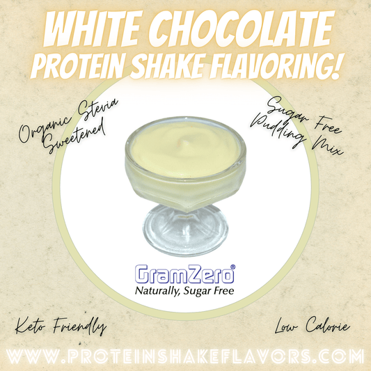 WHITE CHOCOLATE Sugar Free Instant Pudding Mix 🍮 Protein Shake Flavor